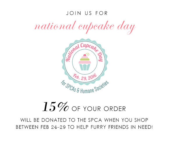 National Cupcake Day for SPCAs and Humane Societies with Elasisters