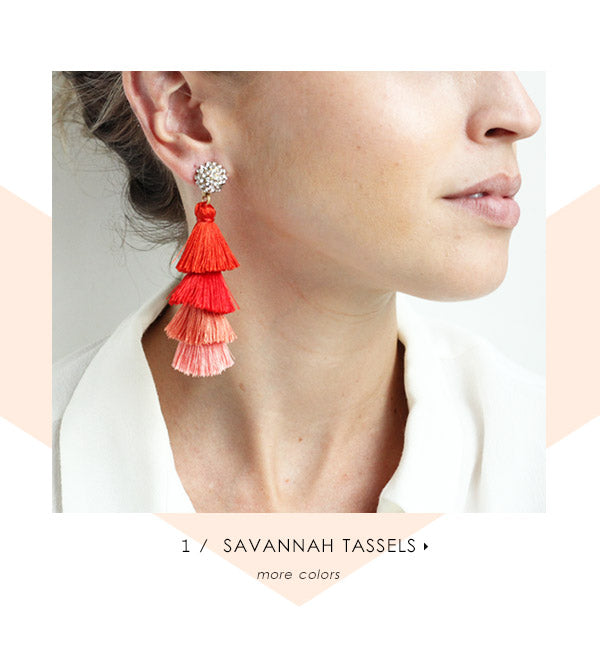 Elasisters Savannah Tassel Earrings