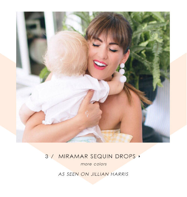 Elasisters Miramar Sequin Earrings