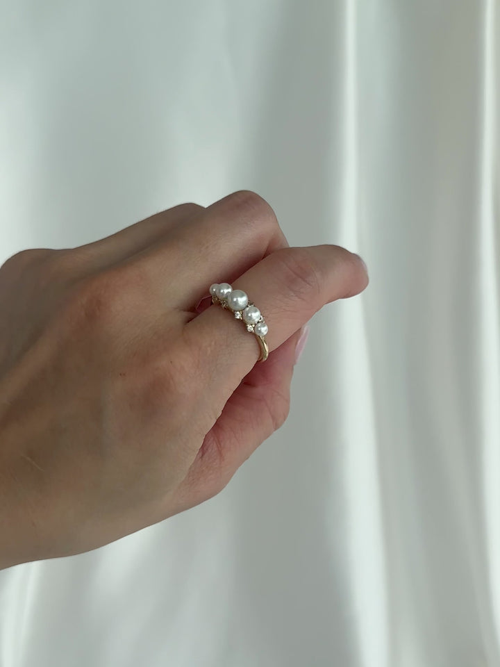 Elasisters Mia Pearl Ring