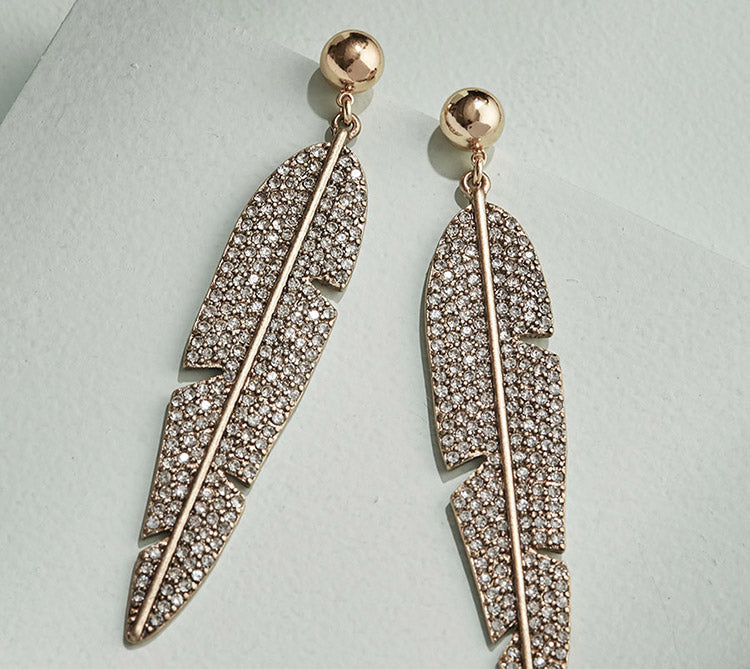 Elasisters Musa Palm Statement Earrings