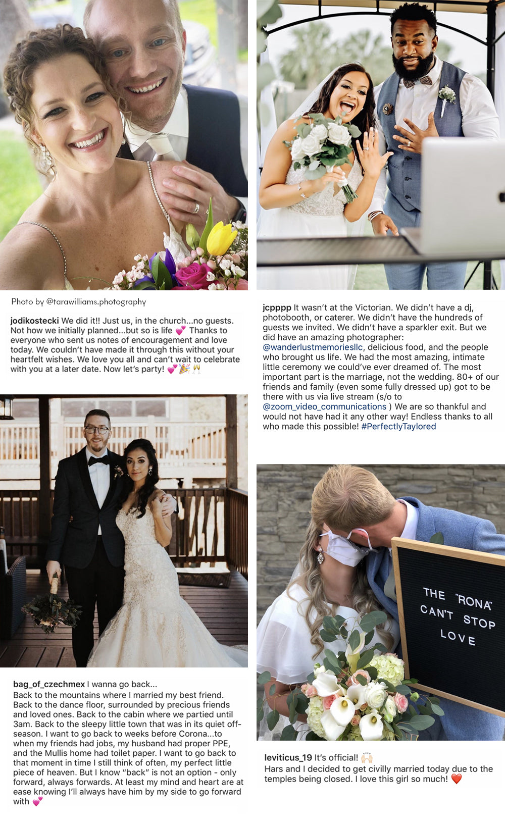Real Life Elasisters Brides Share Positive Words about their Wedding