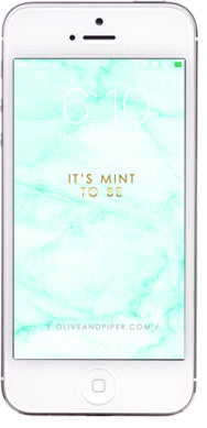 Elasisters Marble Wallpaper for your Phone: Mint to Be