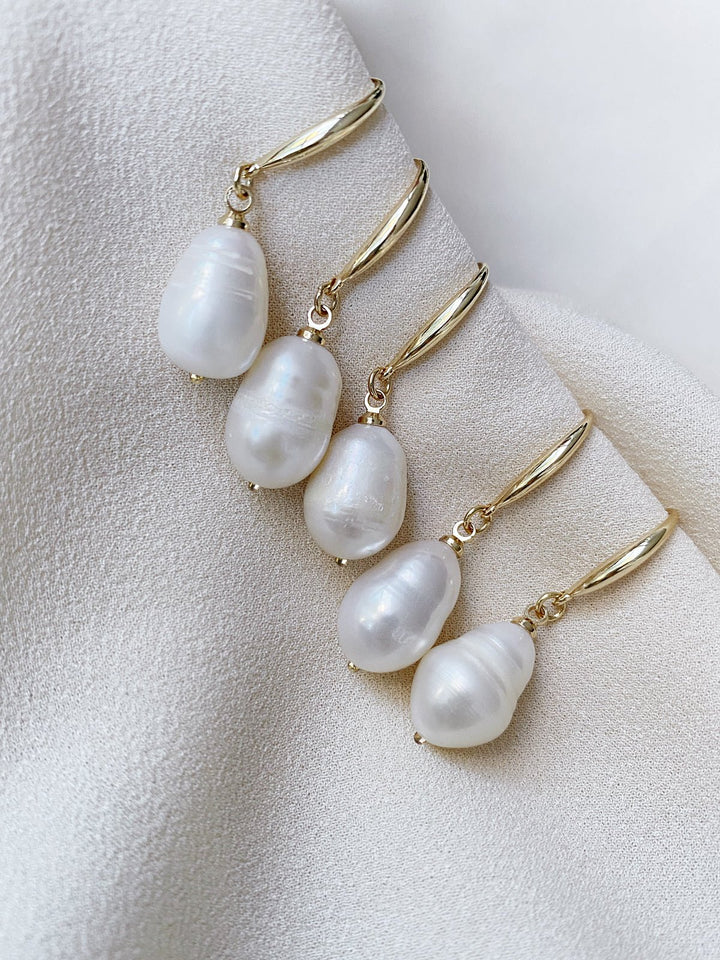 Elasisters Prado Freshwater Pearl Drop Earrings