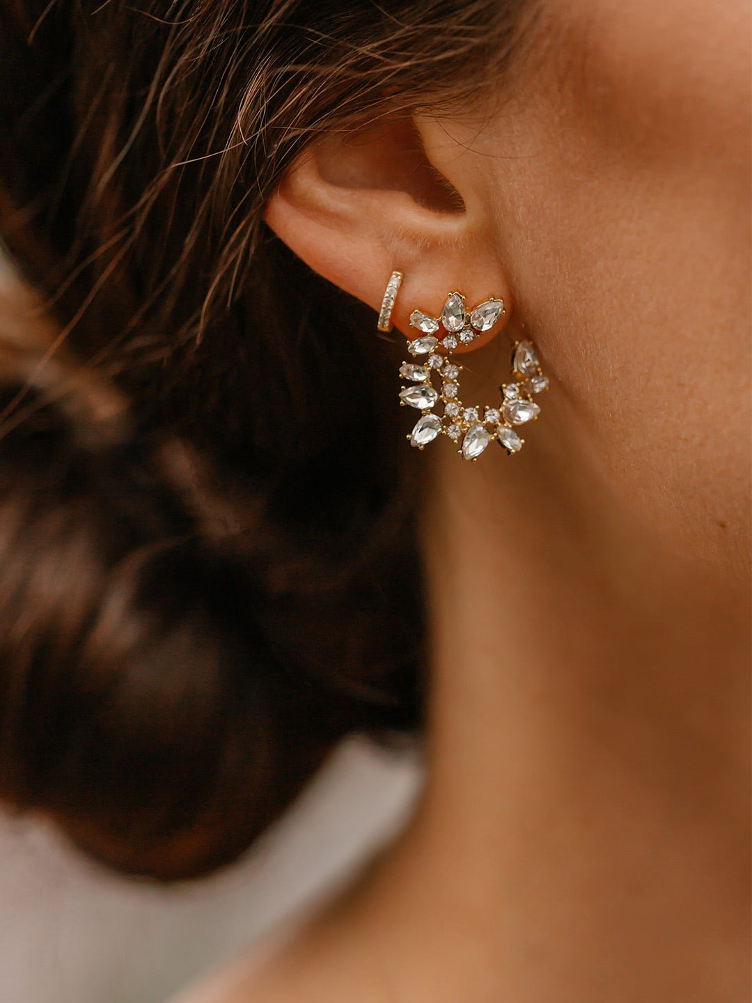 Elasisters Lupe Crescent Studs