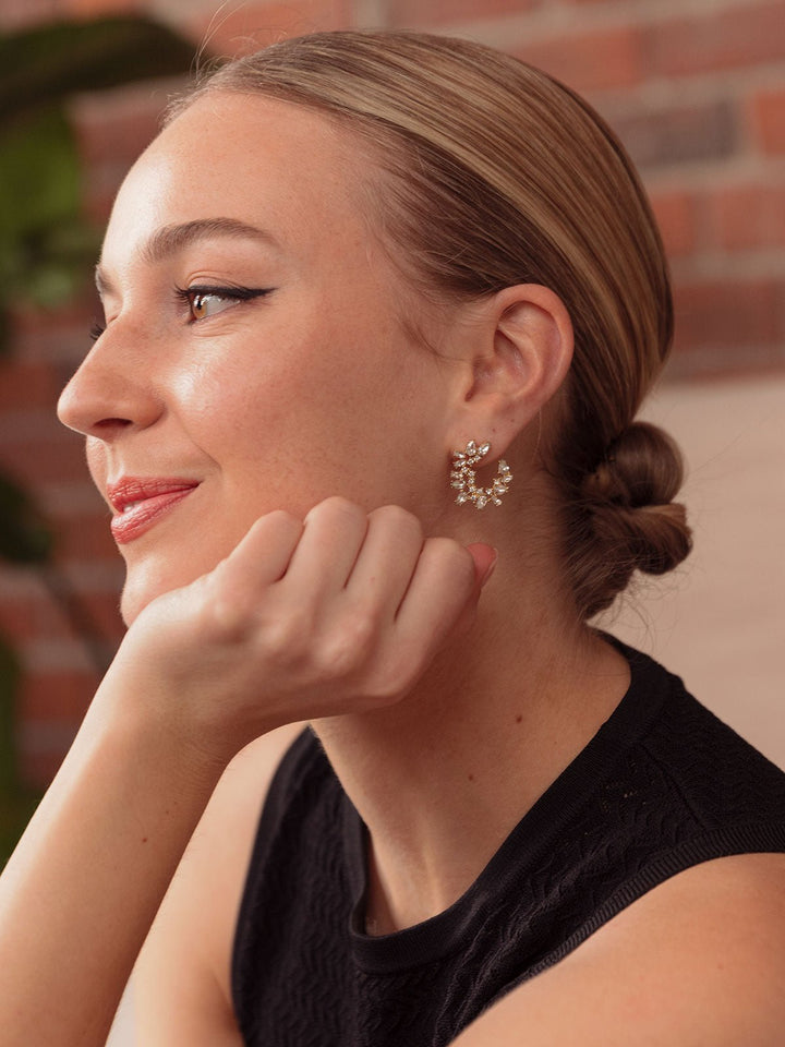 Elasisters Lupe Crescent Studs