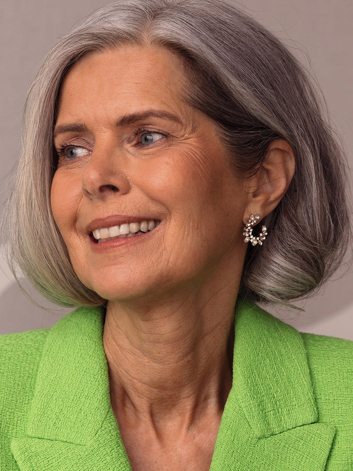 Elasisters Lupe Crescent Studs