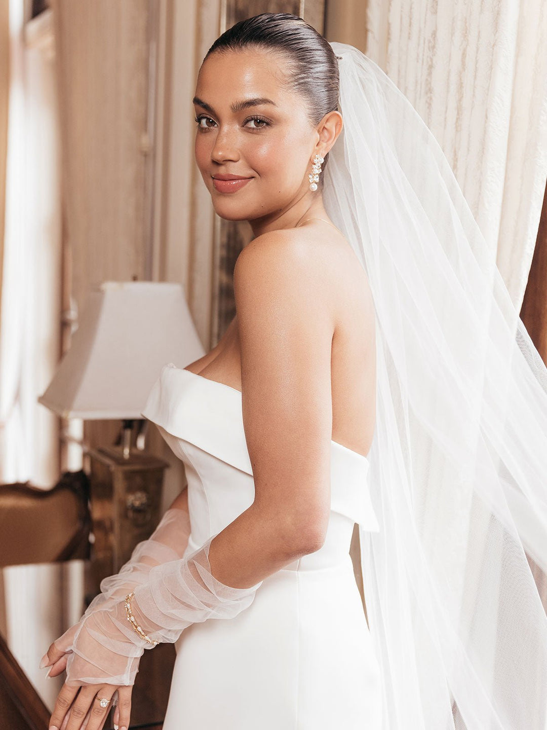 Elasisters Serena Pearl Drop Earrings