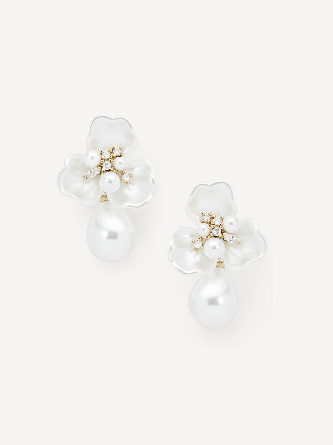 Elasisters Eden Floral Statement Earrings