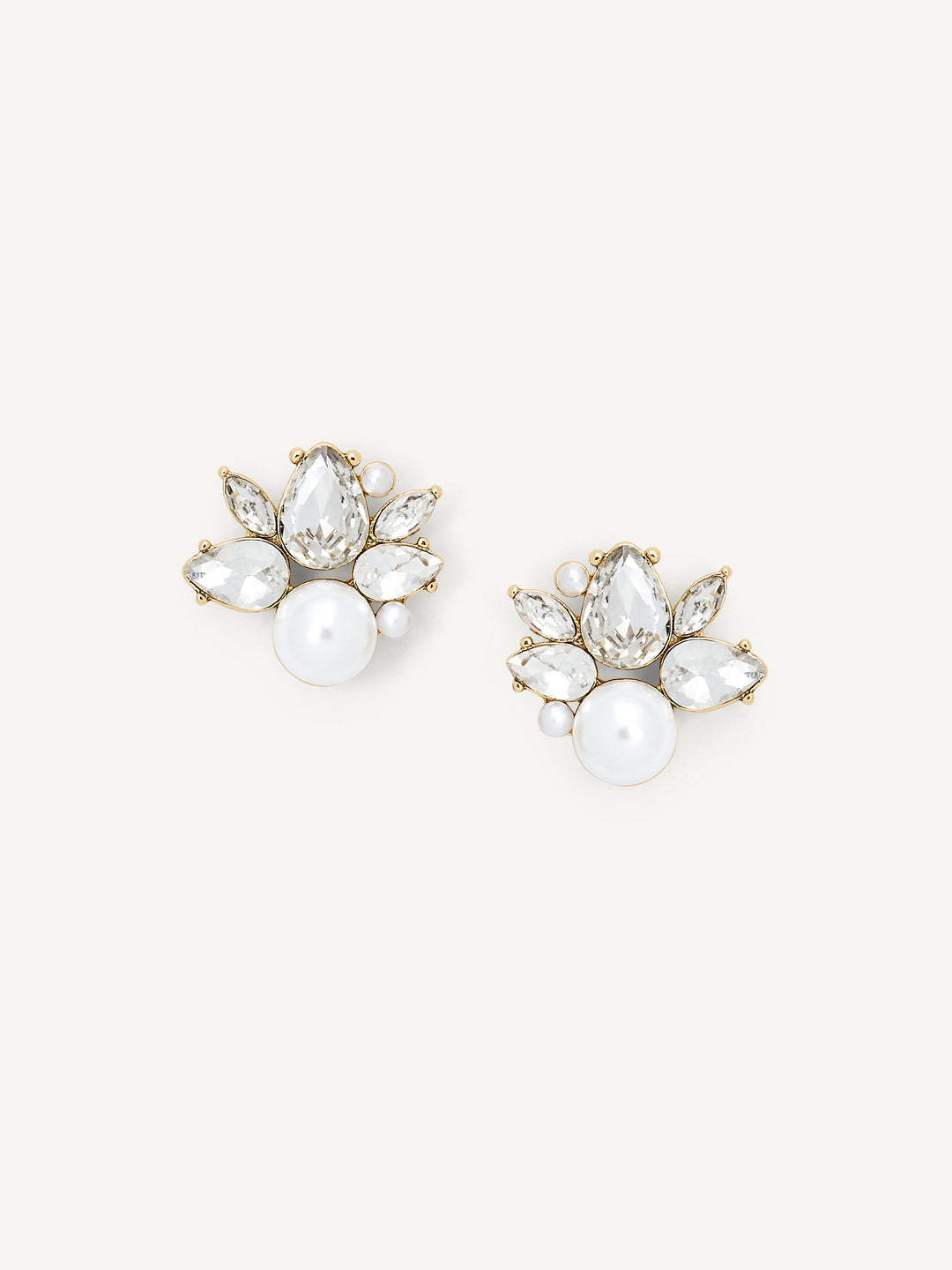 Elasisters Bordeaux Stud Earrings