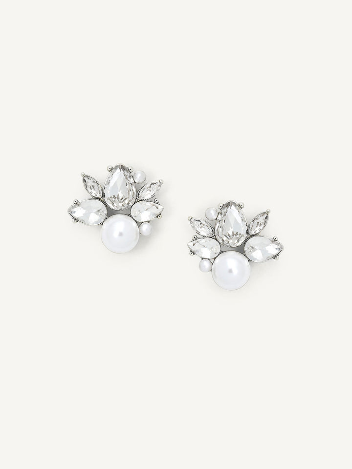Elasisters Bordeaux Stud Earrings