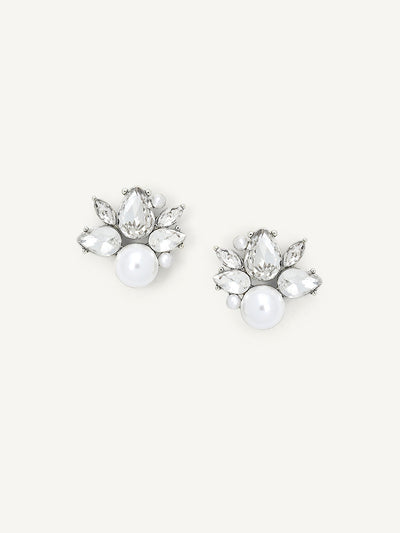 Elasisters Bordeaux Stud Earrings