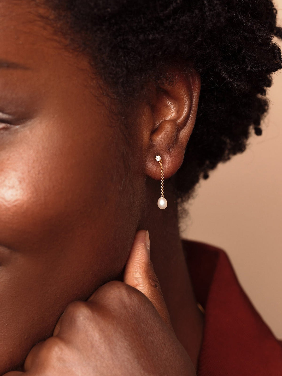 Elasisters Ellis Freshwater Pearl Drop Earrings