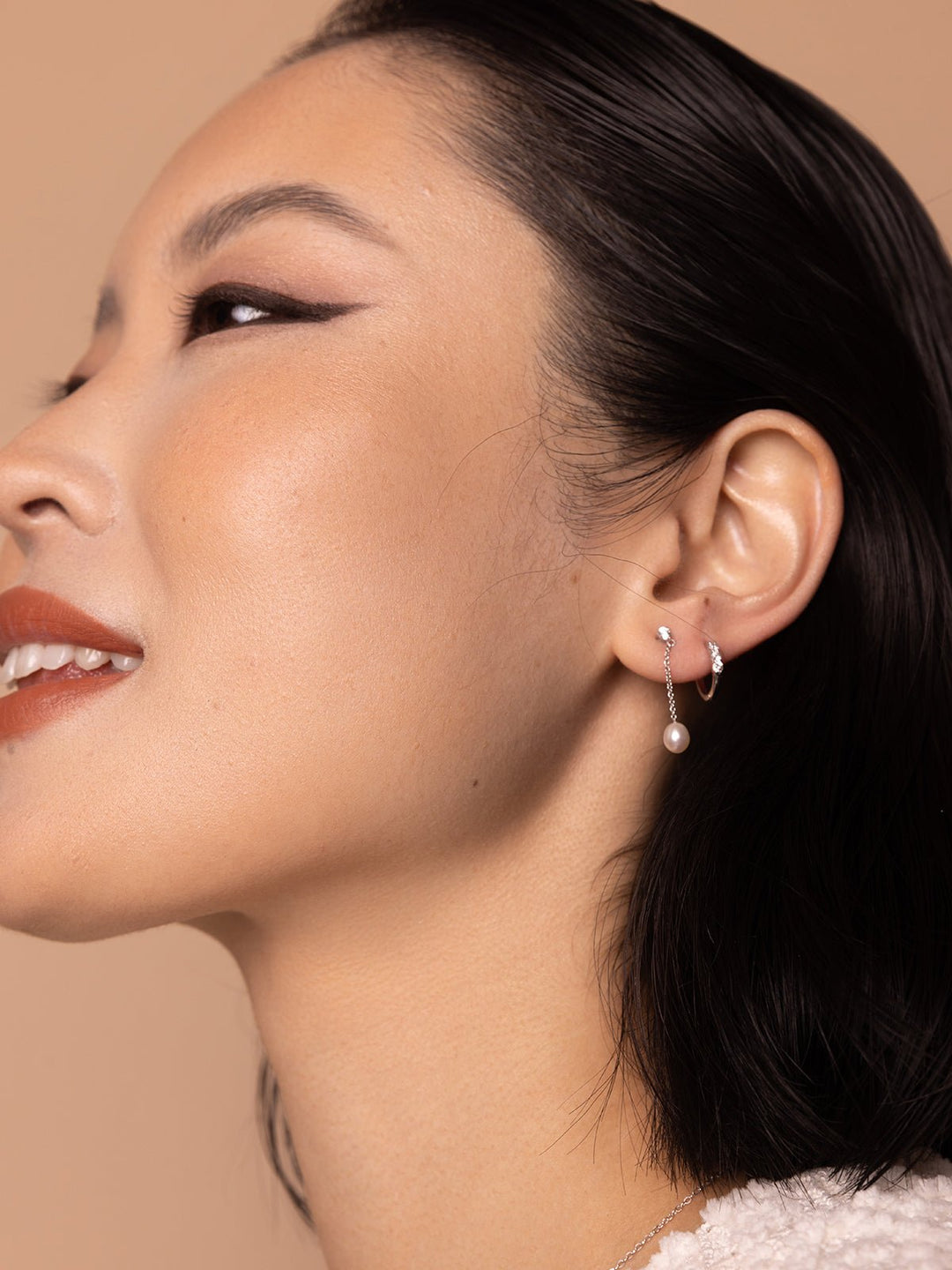 Elasisters Ellis Freshwater Pearl Drop Earrings