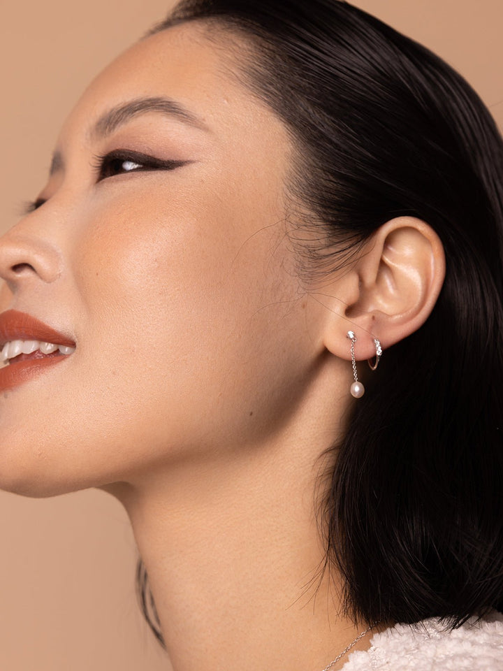 Elasisters Ellis Freshwater Pearl Drop Earrings