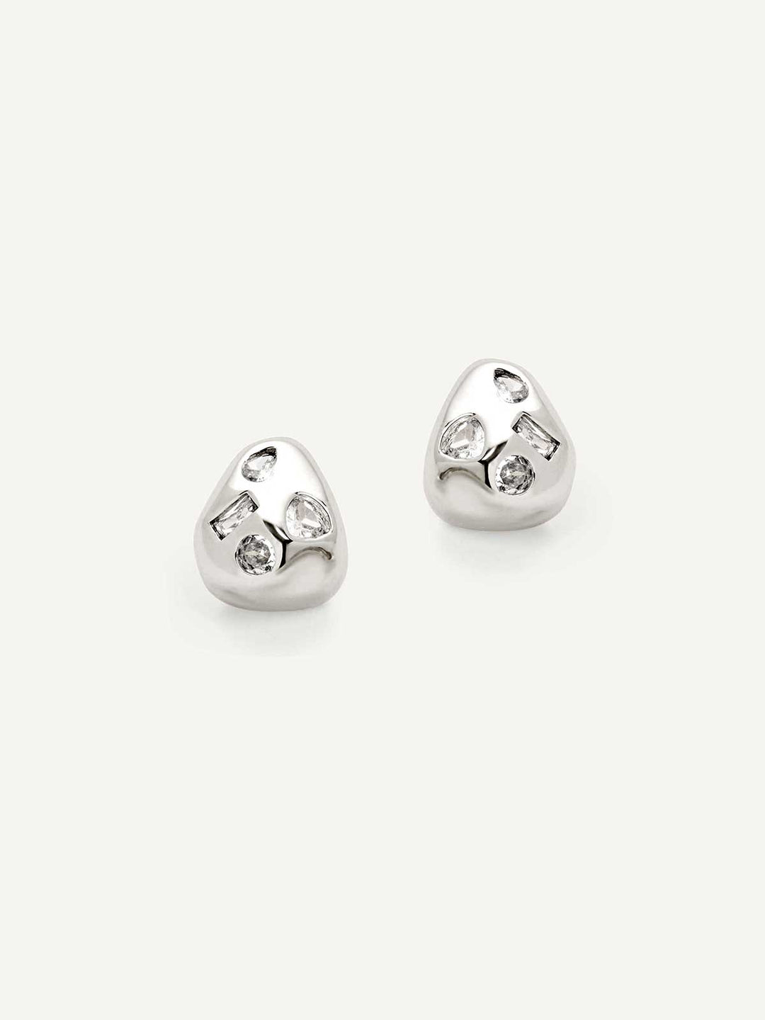 Elasisters Ginny Studs - Silver