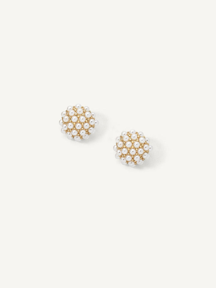 Elasisters Mini Pearl Pave Studs