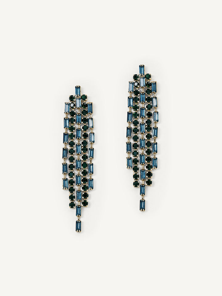 Elasisters Brune Drop Earrings