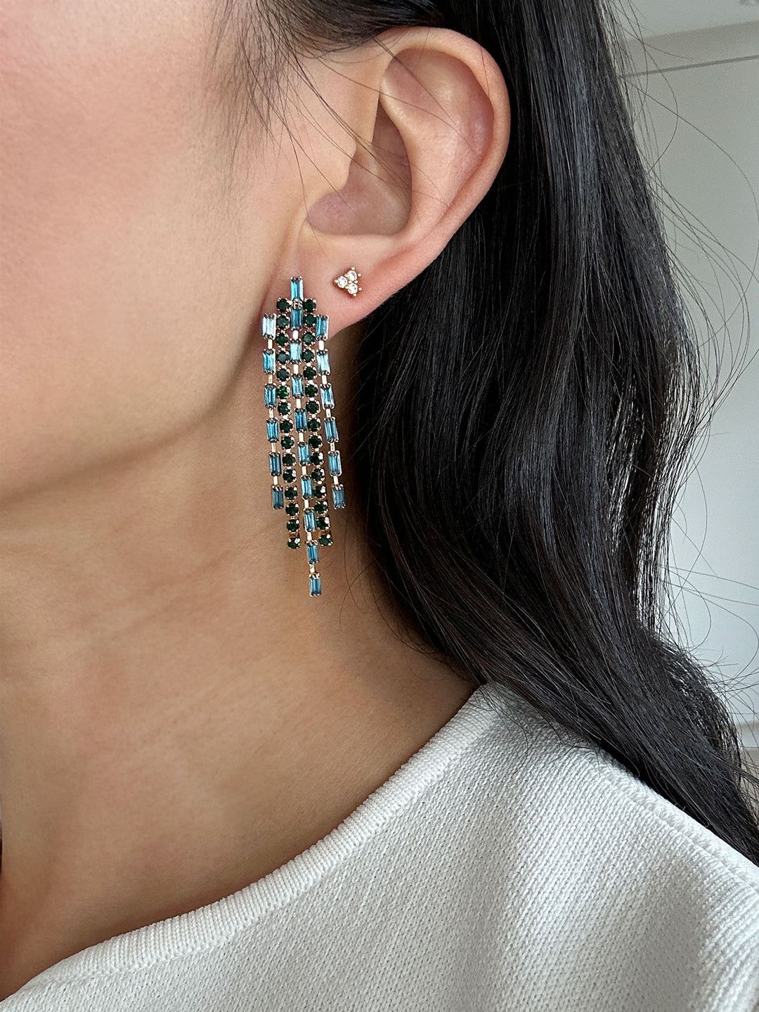 Elasisters Brune Drop Earrings