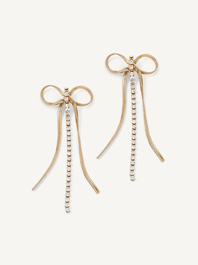 Elasisters Selene Bow Earrings