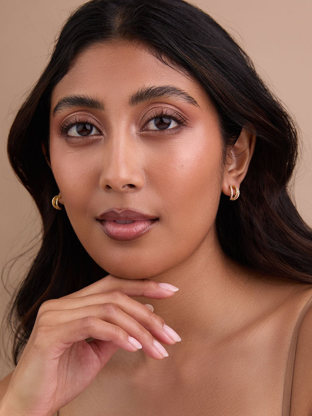 Elasisters Harper Huggie Hoop Earrings