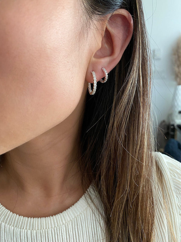 Elasisters Petite Mina Hoops Earrings