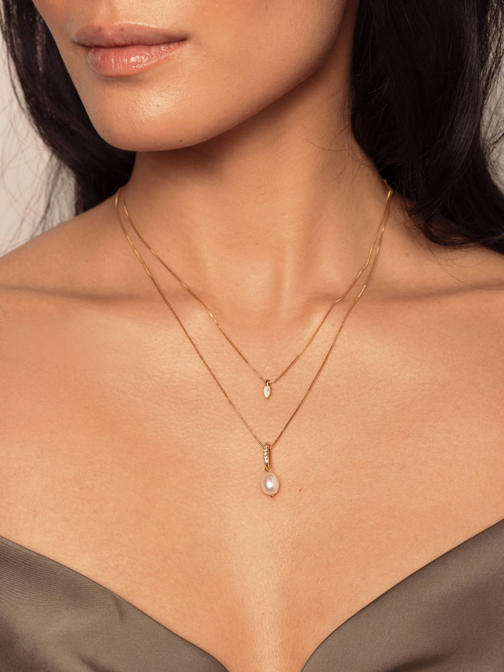 Elasisters Alaia Layered Pendant Necklace