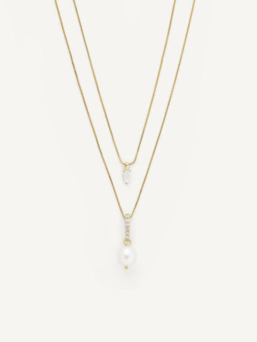 Elasisters Alaia Layered Pendant Necklace