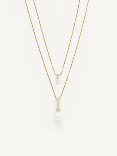 Elasisters Alaia Layered Pendant Necklace