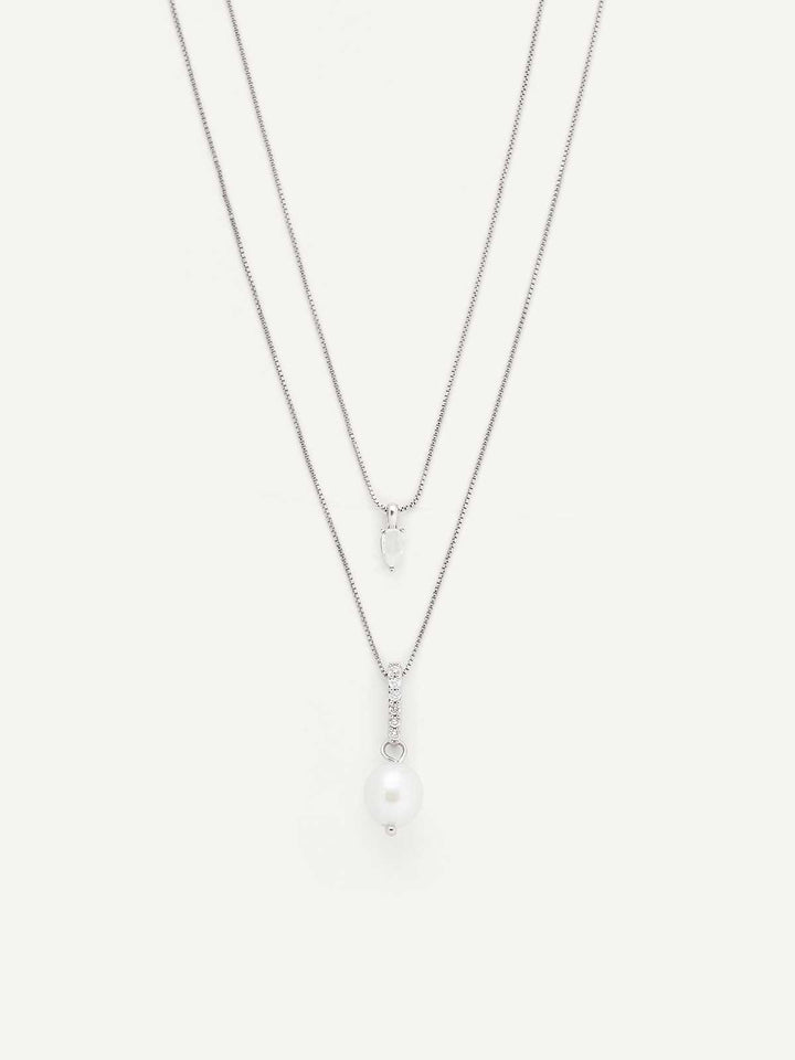 Elasisters Alaia Layered Pendant Necklace