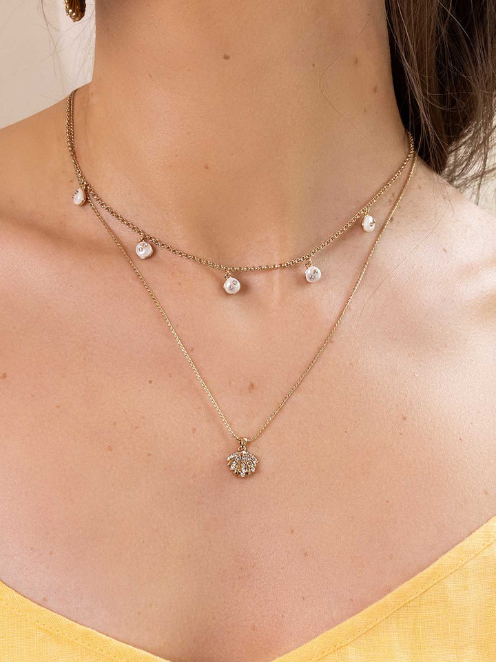 Elasisters Kaia and Marella Shell Necklaces