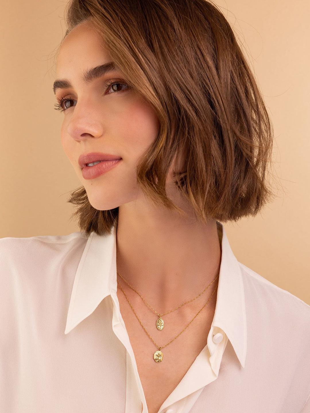 Elasisters December Narcissus and September Morning Glory Birthflower Pendant Necklace