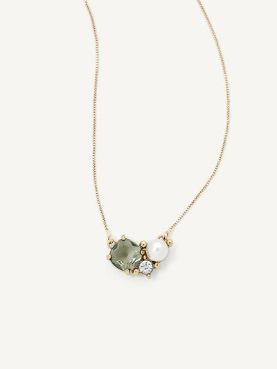 Elasisters Sadie Pendant Necklace in Green