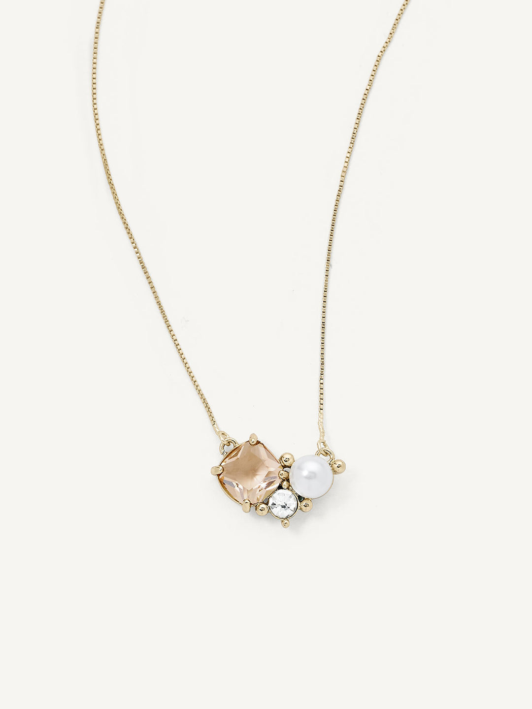 Elasisters Sadie Pendant Necklace in Pink