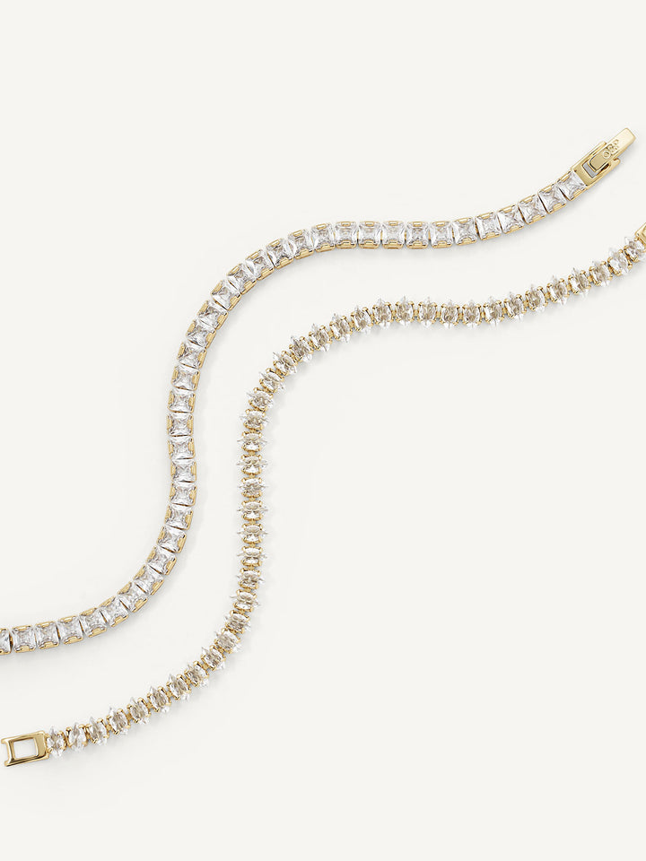 Elasisters Pippa Tennis Bracelet Set