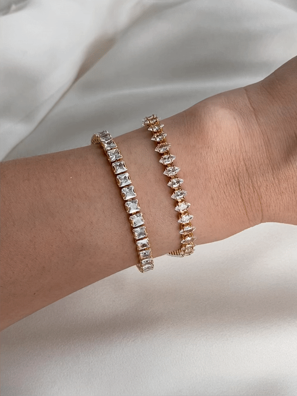 Elasisters Pippa Tennis Bracelet Set