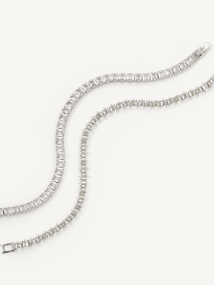 Elasisters Pippa Tennis Bracelet Set