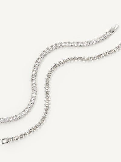 Elasisters Pippa Tennis Bracelet Set