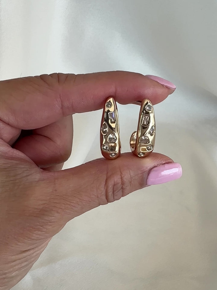 Elasisters Ren Hoops - Gold