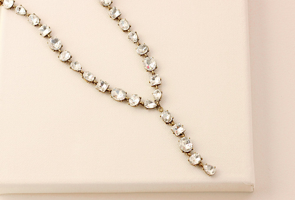 Elasisters Eyes on Me Statement Y Necklace